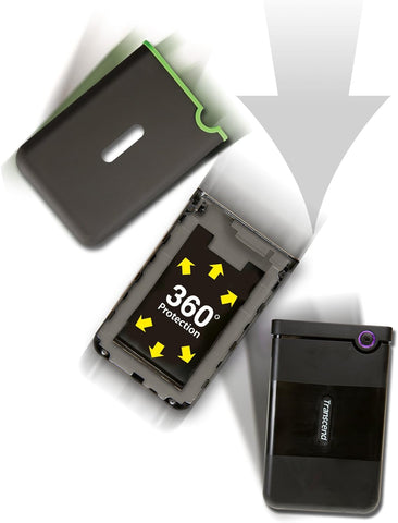 Transcend 4TB USB 3.1 Gen 1 StoreJet 25M3 Rugged External Hard Drive (Brand New)