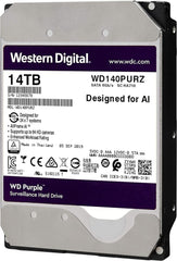 Western Digital 14TB SATA 6 Gb/s, 512MB Cache, 3.5" WD Purple Surveillance Internal Hard Drive (Brand New)