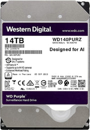 Western Digital 14TB SATA 6 Gb/s, 512MB Cache, 3.5" WD Purple Surveillance Internal Hard Drive (Brand New)