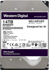 Western Digital 14TB SATA 6 Gb/s, 512MB Cache, 3.5" WD Purple Surveillance Internal Hard Drive (Brand New)