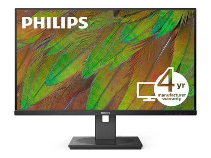 Philips 32B1U3900 4K UHD 32" LED Business Monitor, USB-C Docking, VA Panel, 1.07B Colors, 350 Nit, 75Hz, HDMI/DP, Built-in Speakers, Ergonomic Stand - Black (3 Year Warranty)