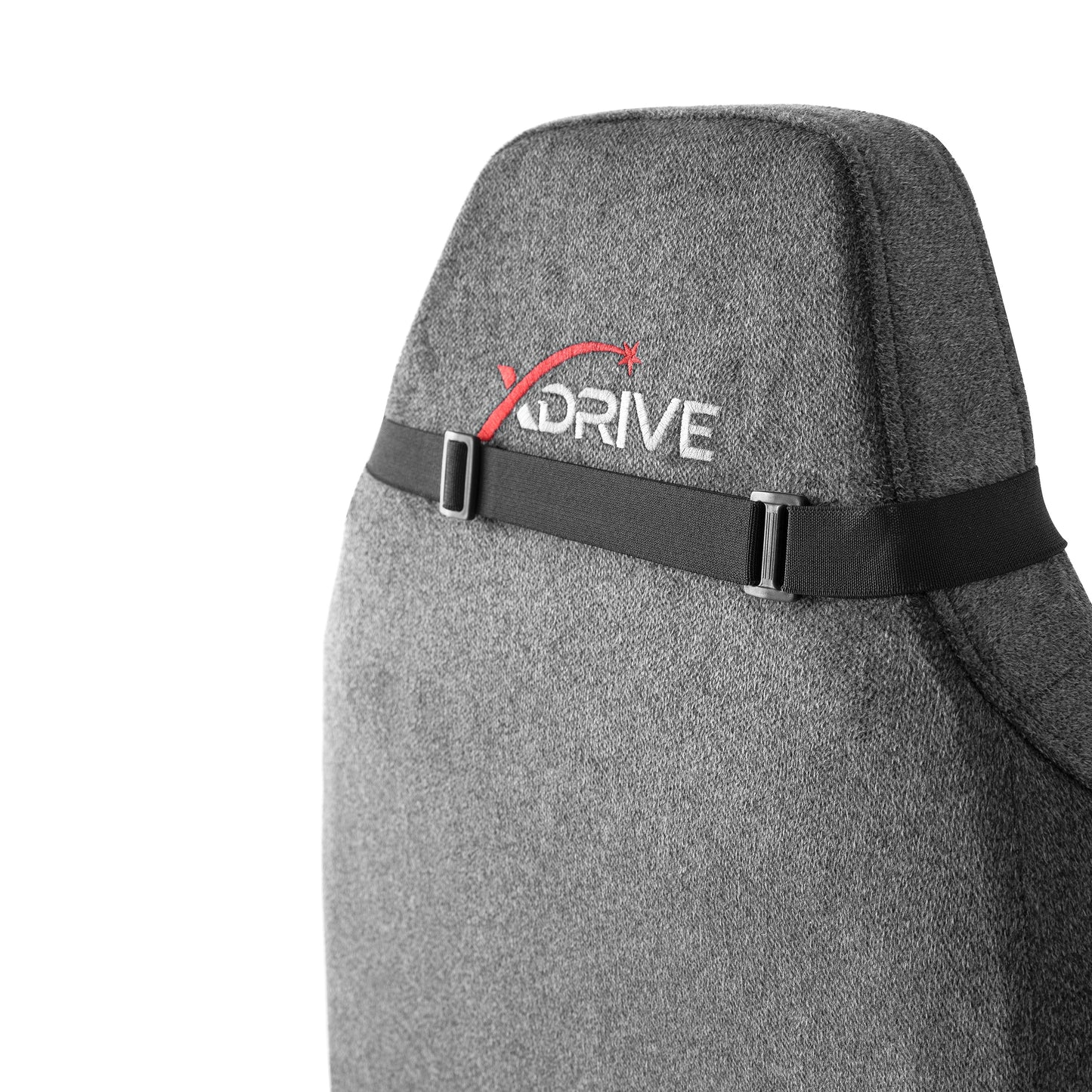XDRIVE ANKA GREY FABRIC CHAIR (BRAND NEW)