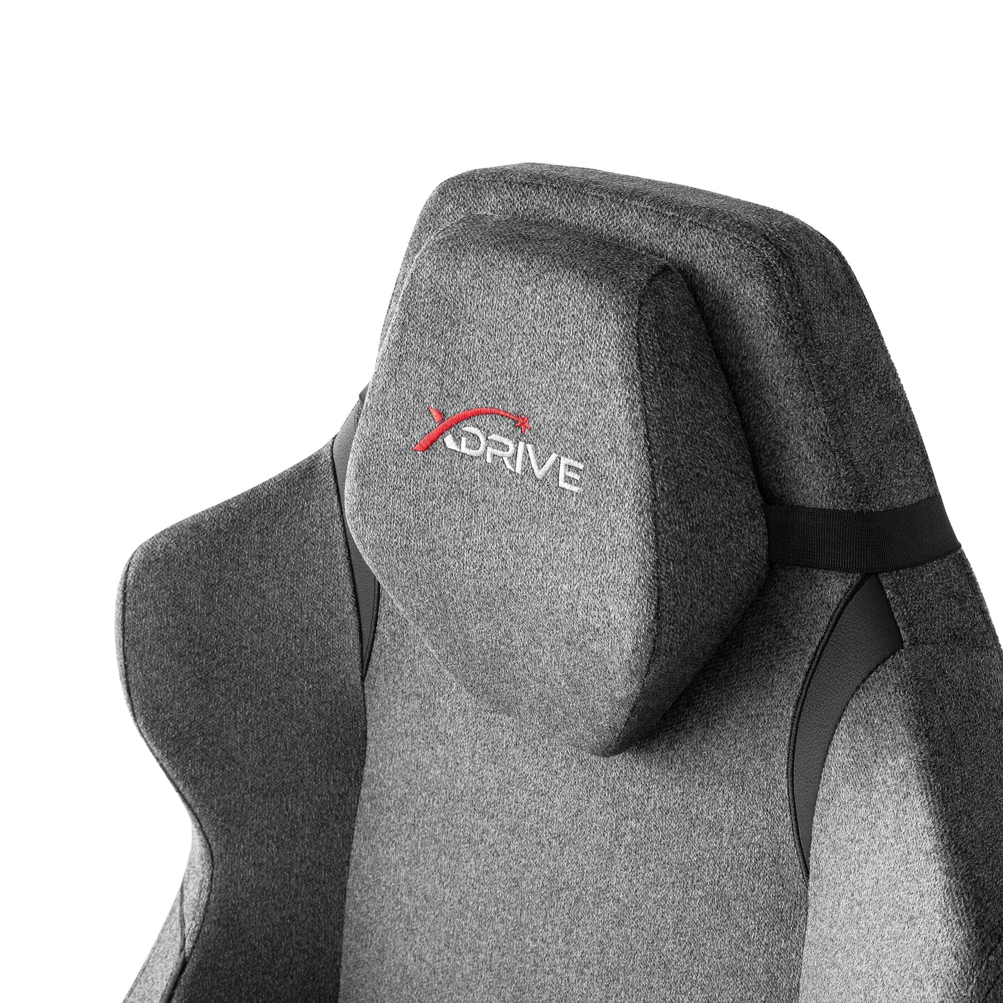 XDRIVE ANKA GREY FABRIC CHAIR (BRAND NEW)