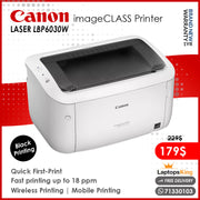 Canon Imageclass Laser LBP6030W | Black Printing | Wireless Printer (Brand New)