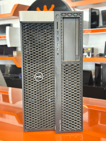 TOWER DELL PRECISION 7920 DUAL CPU XEON NEON GLOD X2 6142 192GB RAM VGA RADEON WX7100 DESKTOP