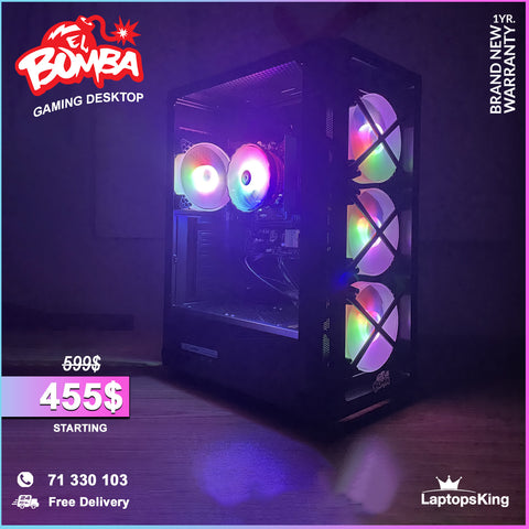 El Bomba Rgb Gaming Desktop Offers (Brand New)