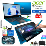 Acer Gateway Elite 2in1 GWCC71416 Core i7-1165g7 Iris Xe Flip-Touch Laptop Offer (New OB)