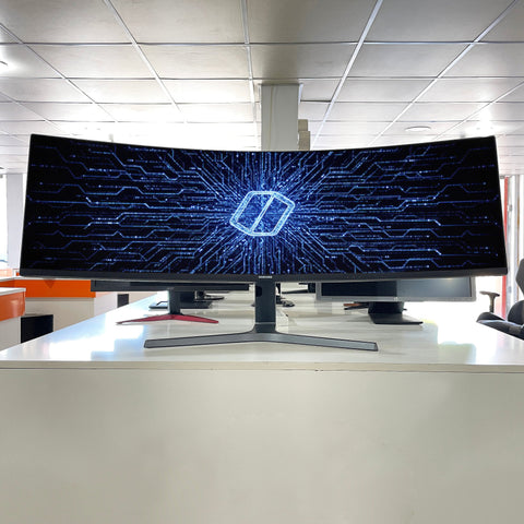 Samsung Odyssey 49" Qled 144hz Super Ultra-Wide 1800r Curved Gaming Monitor (New Open Box)