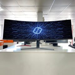 Samsung Odyssey 49" Qled 144hz Super Ultra-Wide 1800r Curved Gaming Monitor (New Open Box)