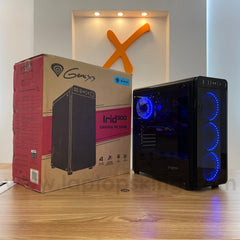 Genesis Irid 300 Core i5-7400 Gtx 1050 Ti | Blue | Gaming Desktop Computer (Used Very Clean)