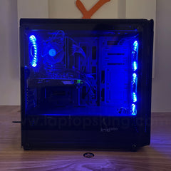 Genesis Irid 300 Core i5-7400 Gtx 1050 Ti | Blue | Gaming Desktop Computer (Used Very Clean)