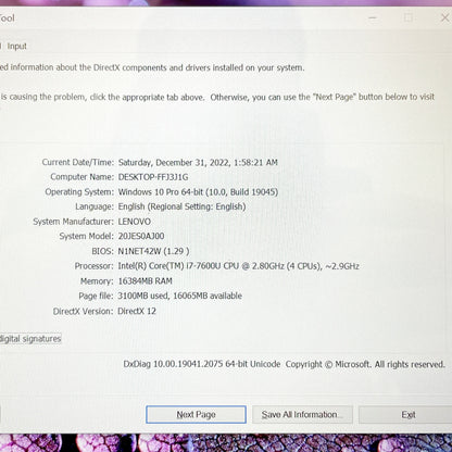 Lenovo ThinkPad X1 Yoga i7 2in1 Laptop (Open Box)