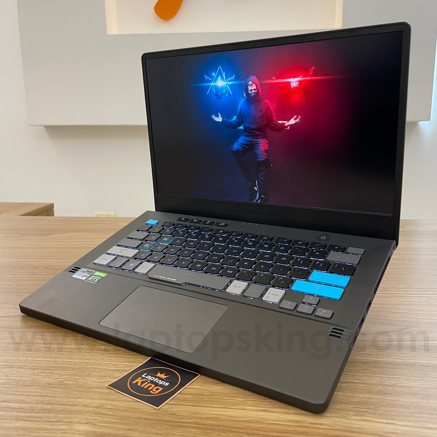 Asus Rog Zephyrus G14 GA401QEC Ryzen 9 5900hs Rtx 3050 Ti 2K 120hz Gaming Laptop (New Open Box)