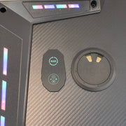 AOR Esports H1-7 | Carbon Fiber Finish Built-In Controller Rgb Gaming Desk Offer (Brand New)