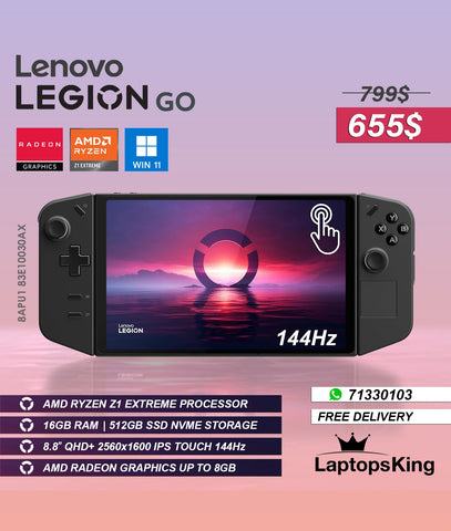 Lenovo Legion Go 8APU1 Handheld Gaming Pc Ryzen Z1 Extreme 144hz Qhd+ 8.8" Touch Console  (NEW OB))