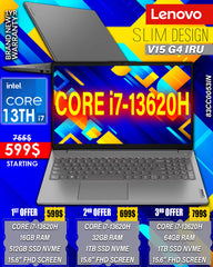 LENOVO V15 G4 IRU CORE i7-13620H 15.6” FHD BUSSINESS LAPTOP ( BRAND NEW 1YR WARRANTY)