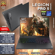 Lenovo Legion Pro 5 16IRX9 83DF00FKDP Core i9-14900hx Rtx 4070 165hz Qhd+ Gaming Laptops (Brand New)