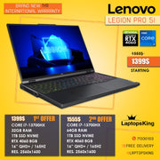Lenovo Legion Pro 5i Core i7-13700hx Rtx 4060 165hz 16" Qhd+ Gaming Laptop Offers (Brand New)