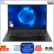 Lenovo ThinkPad X1 Carbon Ultrabook Core i7-8650u 14" Touch Laptop (Open Box)