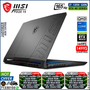 Msi Pulse 15 B13VFK-413US Core i7-13620h Rtx 4060 165hz Qhd Gaming Laptops (Brand New)