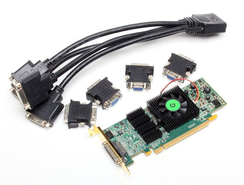 Matrox QID-E128LPAF Parhelia-LX 128MB DDR PCI-Express x16 Video Graphics Adapter