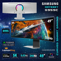 Samsung Odyssey OLED G95SC LS49CG954SUXEN 49" 5K 240HZ 0.03MS Smart Gaming Monitor (New OB)