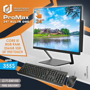 Promax 24” All In One Core i5 Fhd Touch Desktop Computer (Brand New)