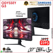 Samsung Odyssey G3 LS27AG320NMXZN 165hz 1ms 27" Fhd Gaming Monitor (Brand New)