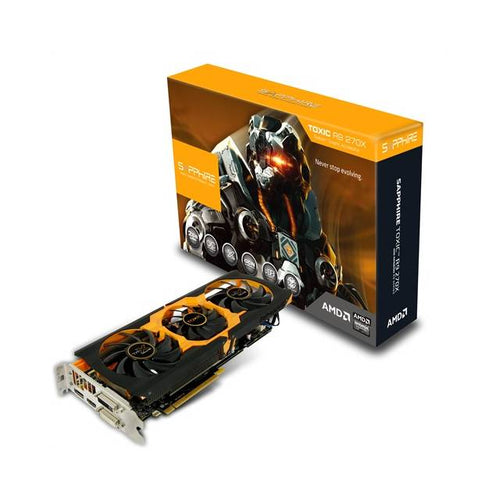 Sapphire Toxic 11217-02-40G AMD Radeon R9 270x 2Gb GDDR5 PCI-Express 3.0 x16 Video Card