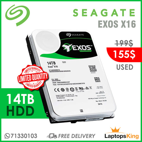 Seagate Exos X16 14tb Hdd | Internal Hard Disk (Used Very Clean)