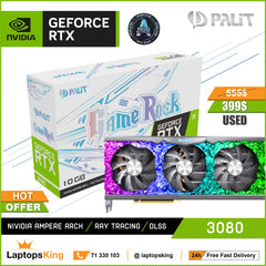 Vga Palit Gamerock | Rtx 3080 10gb Gddr6x | Argb Sync (Used Very Clean With Box)