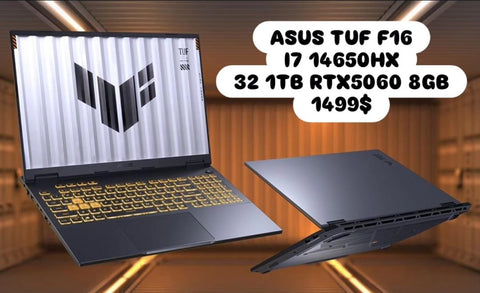 ASUS TUF FX608JMR-F16.I75060 Core™ i7-14650HX RTX 5060 8GB "16"" WUXGA 165HZ"
