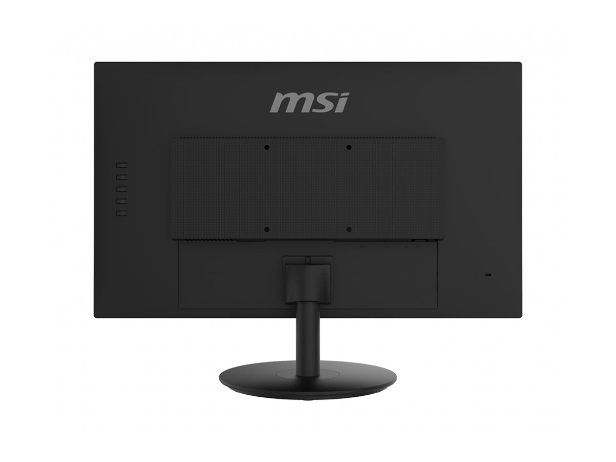 MSI Pro MP242A E2 24" LED Monitor, 120Hz FHD IPS Display, 1ms MPRT, HDR Ready, EyesErgo Technology, Adaptive Sync, Built-in Speakers, HDMI/DP/VGA, VESA Mount, Black - PROMP242AE2 (3 Year Warranty)