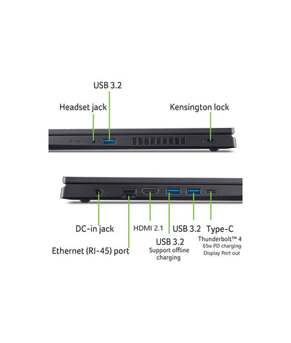 ACER NITRO 5 AVNV15-51-93HS CORE i9-13900H RTX 4050 165HZ 15.6” FHD IPS GAMING LAPTOP (BRAND NEW)