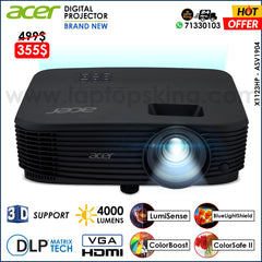 Acer X1123HP - ASV1904 | 4000 Lumens HDMI VGA Digital Projector (Brand New)