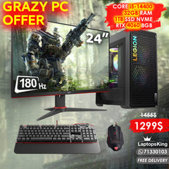 GRAZY PC OFFER MONITOR , DESKTOP , KEYBOARD & MOUSE (BRAND NEW)