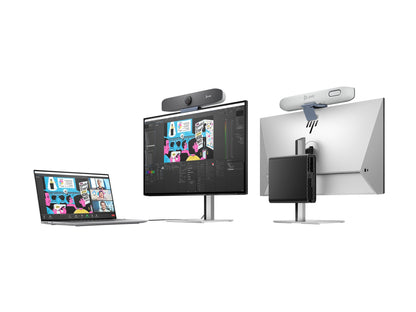 HP 7 Pro 31.5" 4K IPS LED Monitor, Thunderbolt 4, HDR400, 178° Wide View, USB-C Hub, KVM Switch, 2000:1 Contrast, VESA Mount, Height/Pivot/Tilt - 8Y2K9AA Black/Gray (1 Year Warranty)