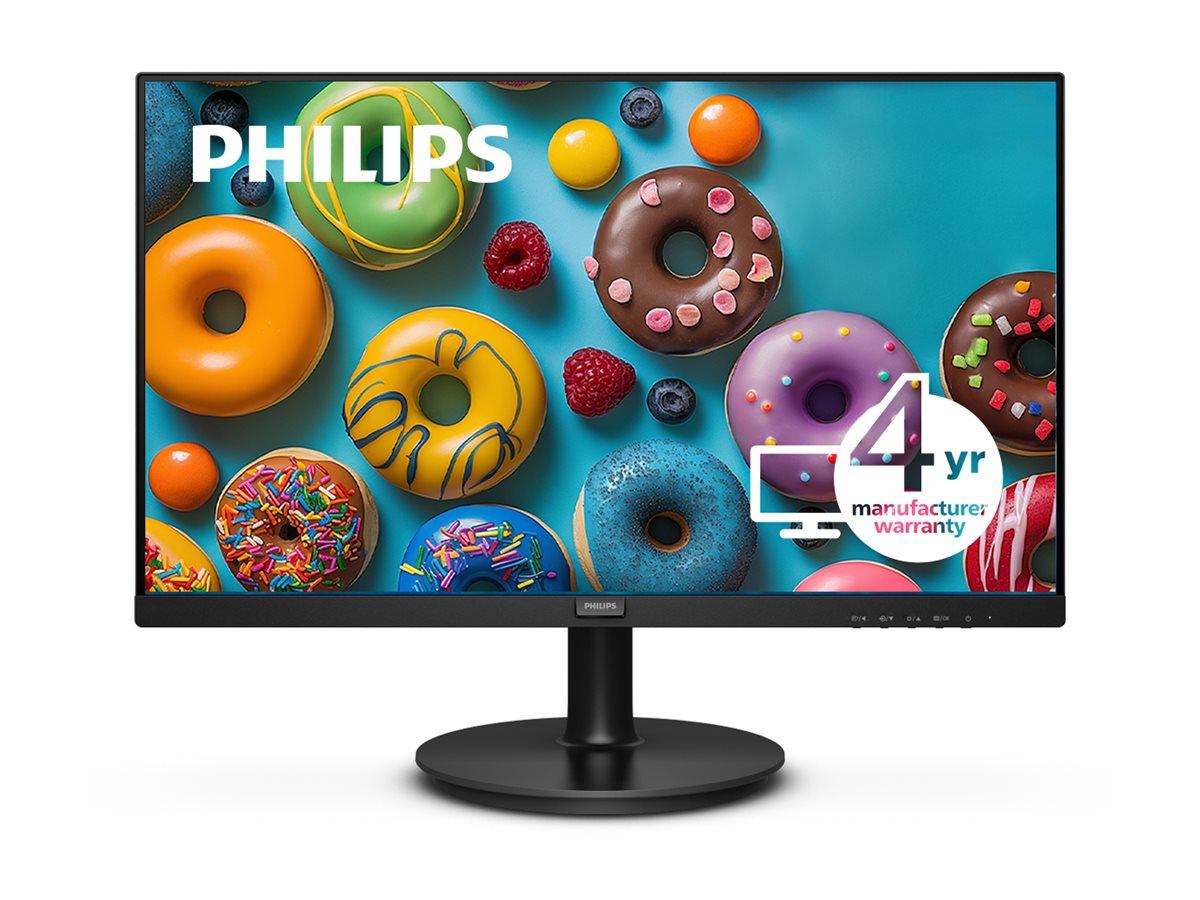 Philips V-line 271V8LBS 27" LED Monitor, Full HD VA Display, 100Hz, 4ms GTG, Adaptive Sync, Wide View 178°, LowBlue Mode, HDMI, Black (4 Year Warranty)