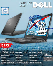 Dell Latitude 5590 Core i7-8650u 15.6" TOUCH SCREEN Laptop Offers (Open Box)
