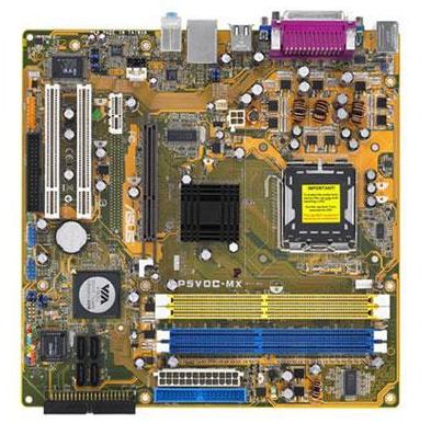Asus P5VDC-MX VIA P4M800Pro Socket-LGA775 AMD Core 2 Duo DDR2 Micro ATX Motherboard