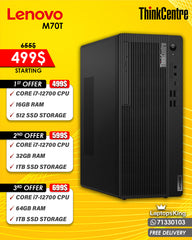 Lenovo ThinkCentre M70T Core i7-12700  | Desktop Offers (NEW OB 1YR WARRANTY)