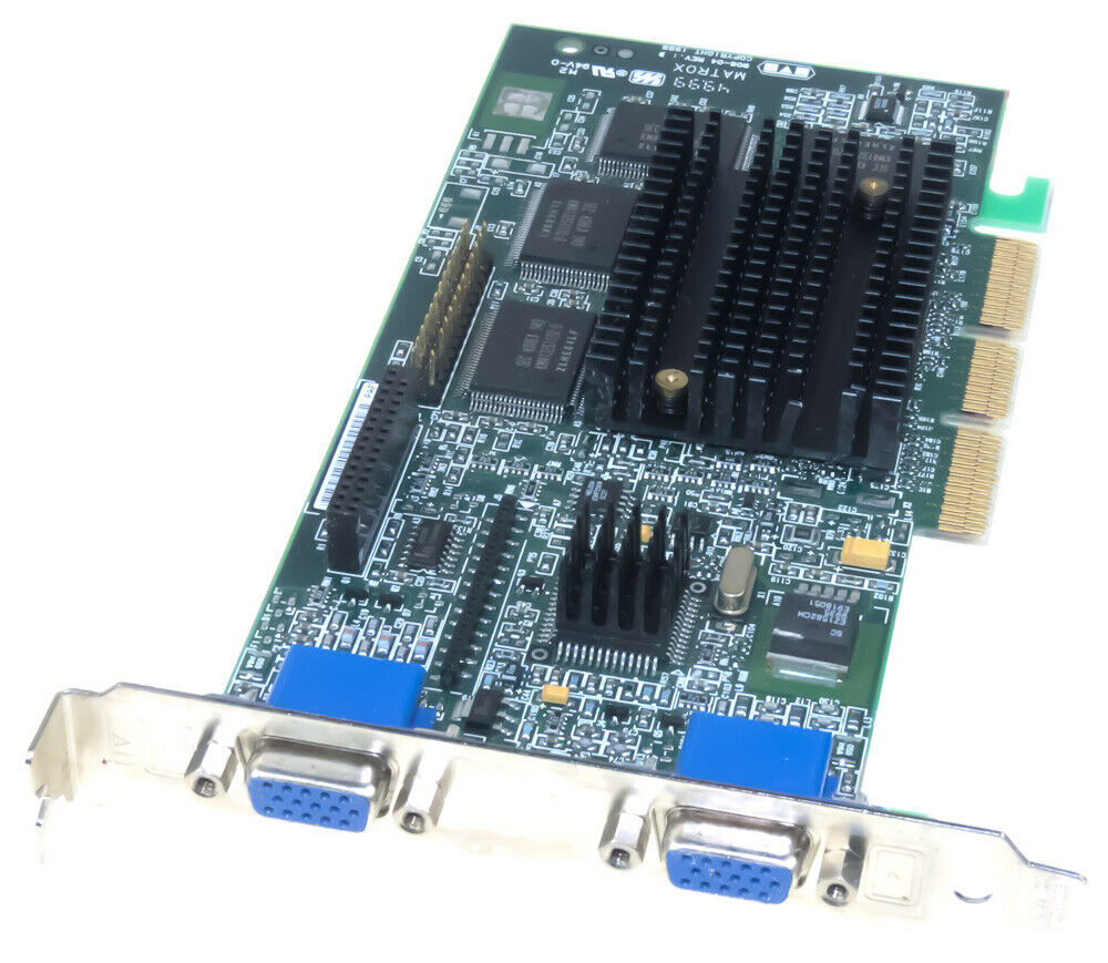 Matrox G4MDH4A32G 32MB G400 AGP Dual-Head Video Graphic Card