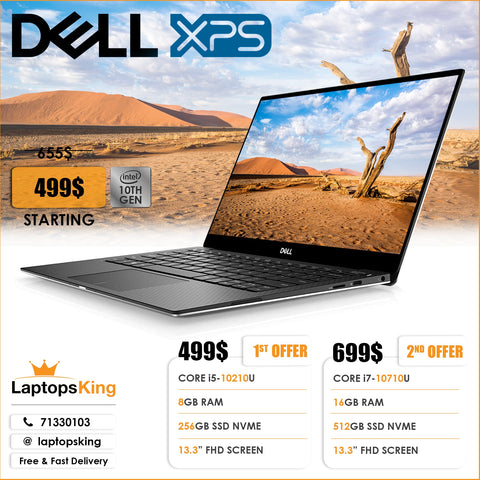 Dell XPS 13 7390 10th Gen Cpu 13.3" Screen Laptop Offers (New OB)