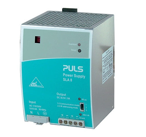 Puls SLA8.100 AS-Interface 1-Phase 30.5V 8A 240W DIN-Rail Power Supply